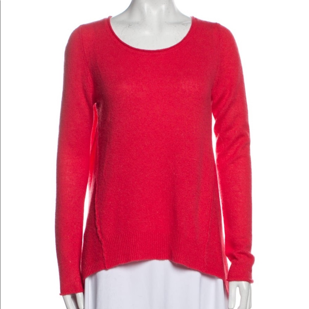 360 cashmere red sweater small